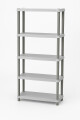 Estantería Plástica Nº15 - Gris (5 Niveles) Rimax Estantería Plástica Nº15 - Gris (5 Niveles) Rimax