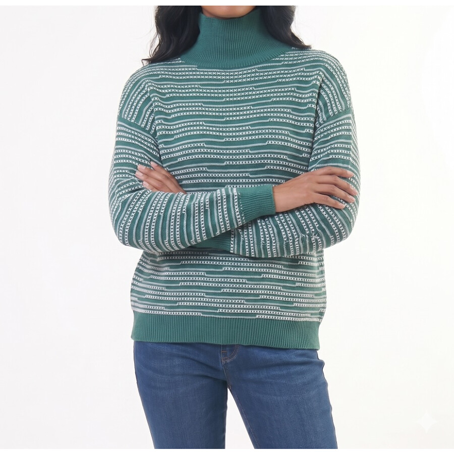 CHERRY SWEATER GREEN