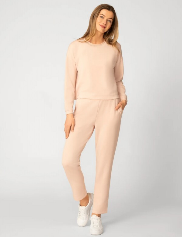 Buzo Detalle Crochet ROSA CLARO