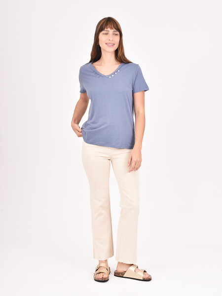 REMERA ASIAS AZUL PIEDRA