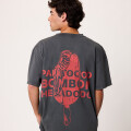 T-SHIRT M/C PALITO DIXIE Gris Oscuro