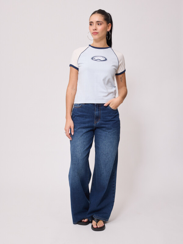 T-SHIRT UTARA RUSTY Celeste