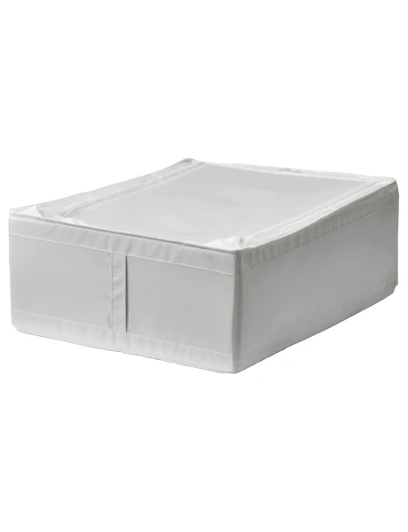 ORGANIZADOR CON TAPA Y CIERRE BLANCO 55x44x19CM ORGANIZADOR CON TAPA Y CIERRE BLANCO 55x44x19CM