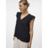 VMNATJA SL FLOUNCE TOP WVN GA BLACK