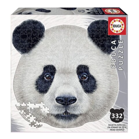 Puzzle Rompecabeza Cara Oso Panda Silueta 332 Piezas Educa Puzzle Rompecabeza Cara Oso Panda Silueta 332 Piezas Educa