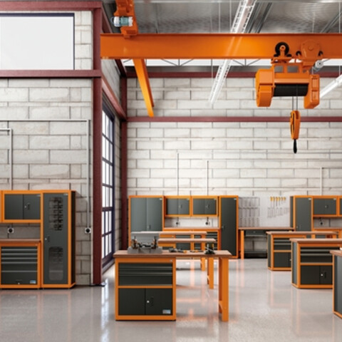 Banco de trabajo con tapa de madera -TRAMONTINA TN4811