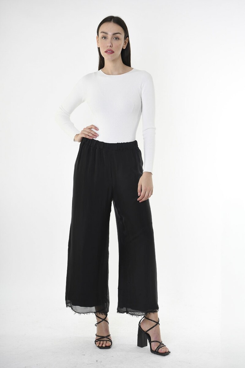 PANTALÓN ANCHO Negro