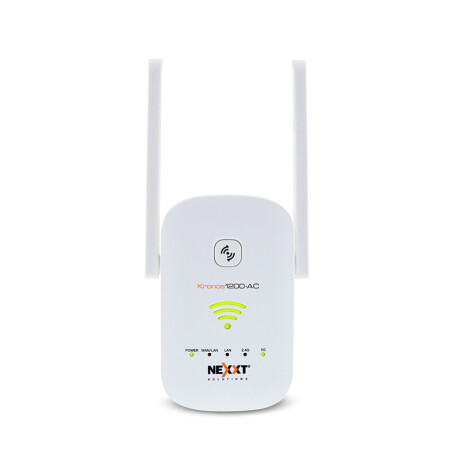 Extensor Nexxt Kronos 1200 W-AC wifi Dual Band 2.4/5 Extensor Nexxt Kronos 1200 W-AC wifi Dual Band 2.4/5