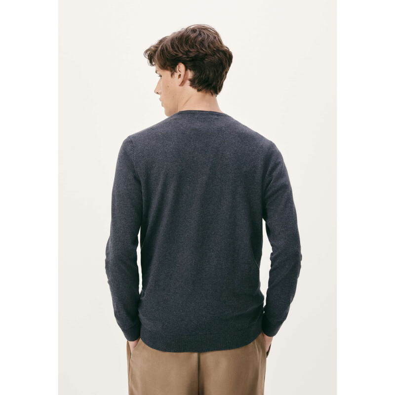 BLUSAO MASC PRETO MESCLA