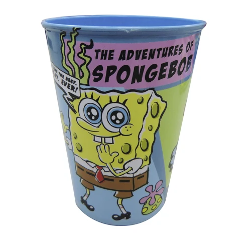 Vaso Plástico Bob Esponja 320 ml U