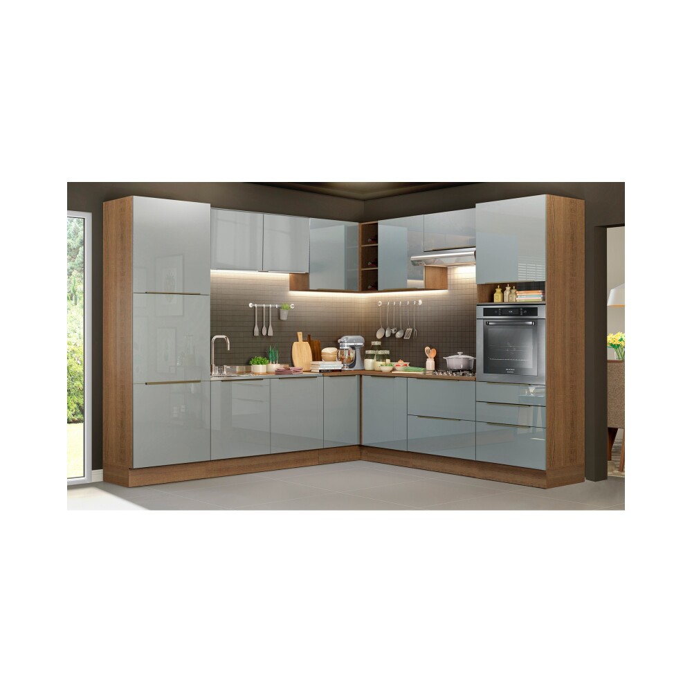 MESADA TAPA PARA COCINA MDP GRIS LUX