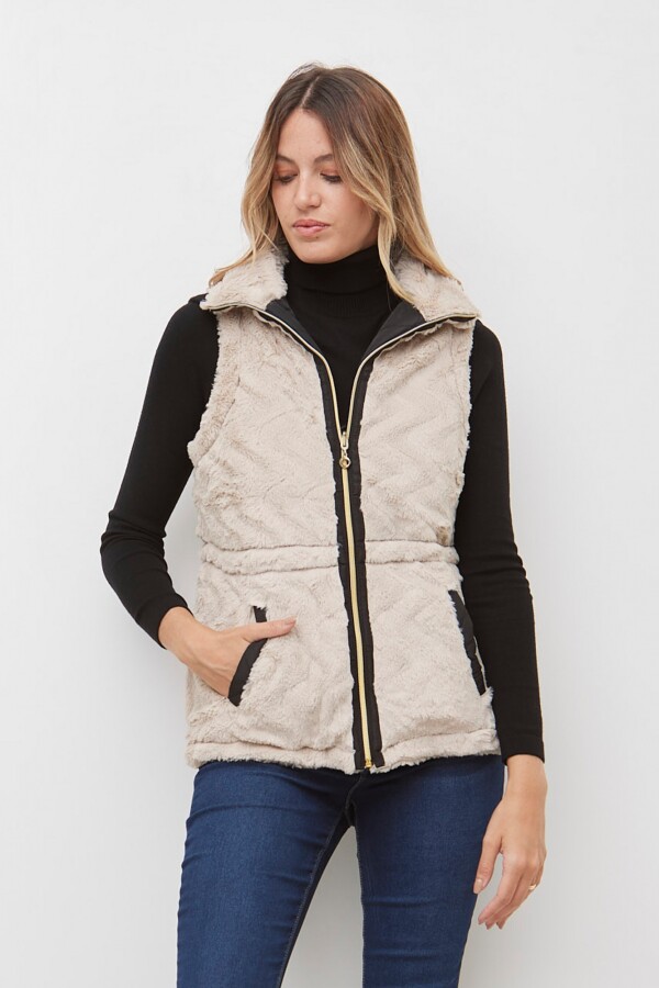 Chaleco Reversible BEIGE