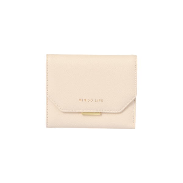 Billetera gold beige