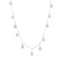 Collar Cadena Karvik Cuarzo Rosado Plata 925 0