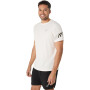 Polo Running Asics Icon Hombre Cream