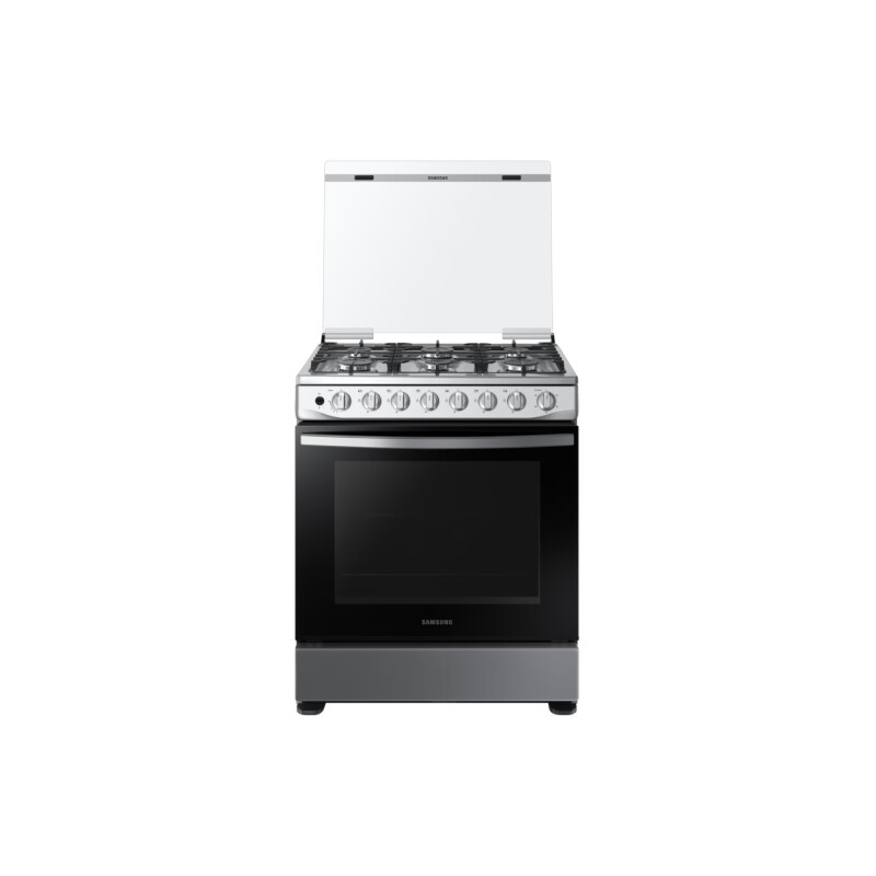 Cocina a Gas Samsung 6 Quemadores Negra con Horno a Gas 146L Cocina a Gas Samsung 6 Quemadores Negra con Horno a Gas 146L