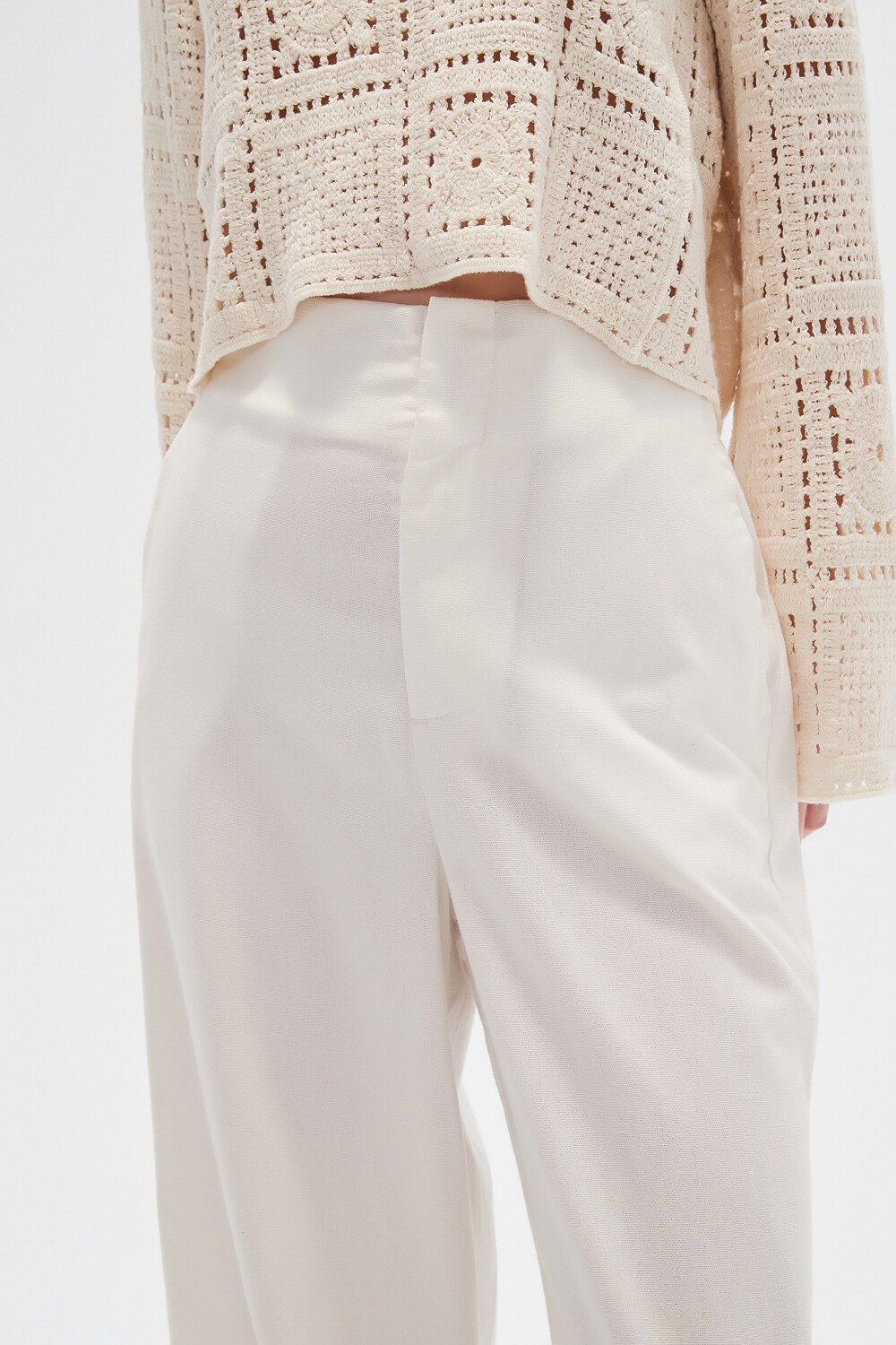 Pantalon Elsoley Marfil / Off White