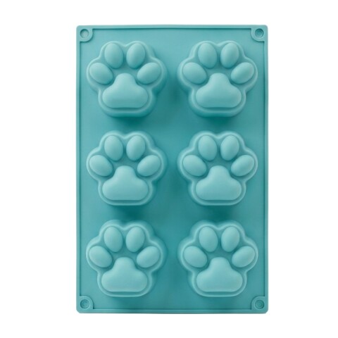 MOLDE SILICONA VERDE DIS HUELLA DE PERRO Unica