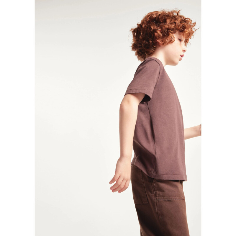 CAMISETA MM MASC MARROM