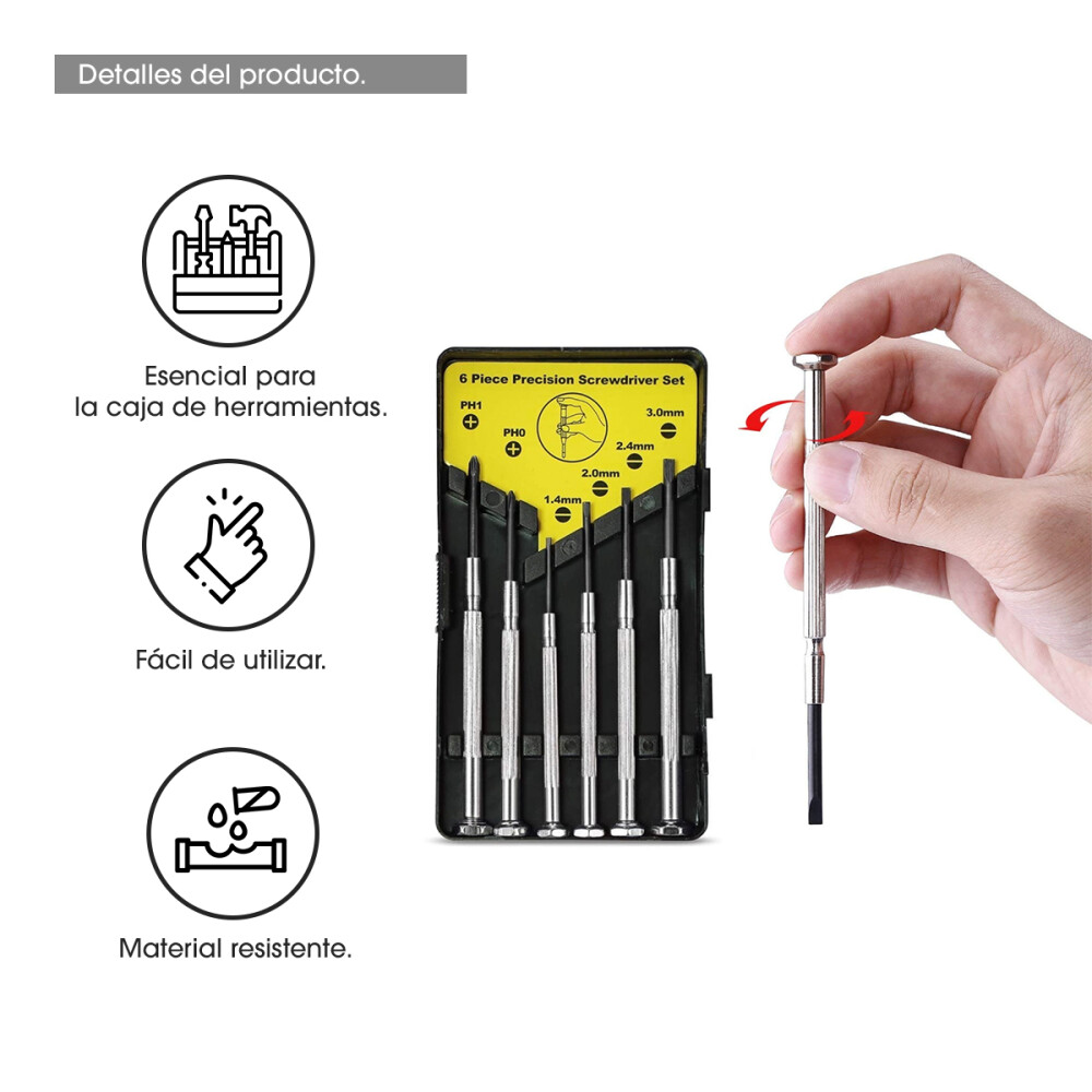 Destornilladores Precision Perilleros Mini Prácticos Destornilladores Precision Perilleros Mini Prácticos