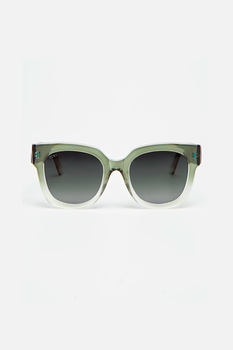 Lentes Tiwi Kerr Shiny Bicolor Gradient Green With Green Gradient Lenses