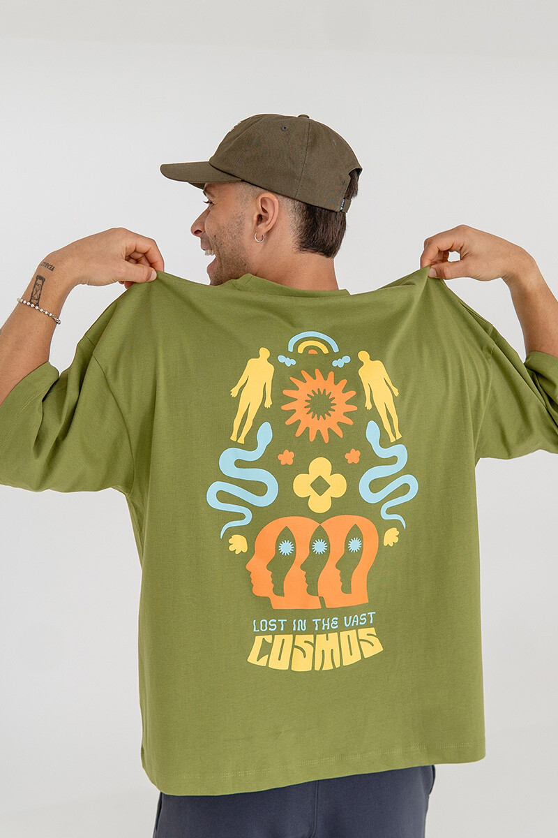 Remera Pulau Cosmos - Verde 