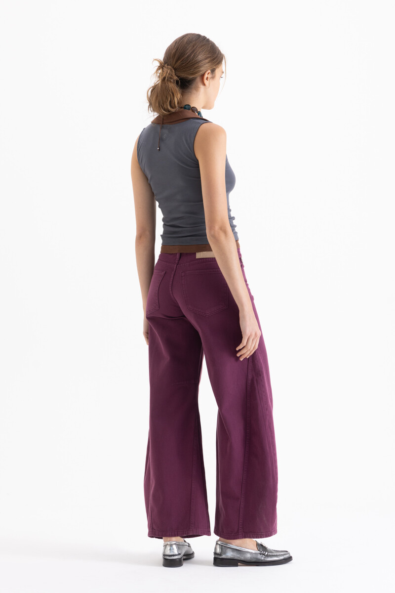 PANTALON FLAME Bordo