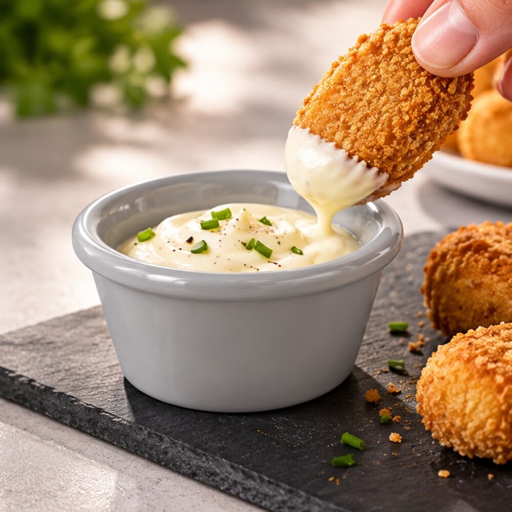 Dip ramekin melamina blanca 7x3 cm Dip ramekin melamina blanca 7x3 cm