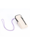 Porta Celular Nylon doble cierre Crudo