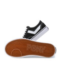 Championes Unisex PONY Casual Lona Gamuza Negro - Blanco