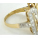 Anillo De Platino, Oro 18K Con Brillantes Y Diamantes Anillo De Platino, Oro 18K Con Brillantes Y Diamantes