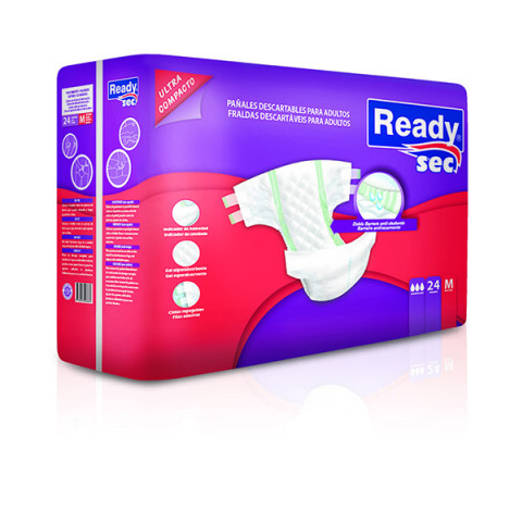 Ready Sec pañales para adultos Mx24 Ready Sec pañales para adultos Mx24