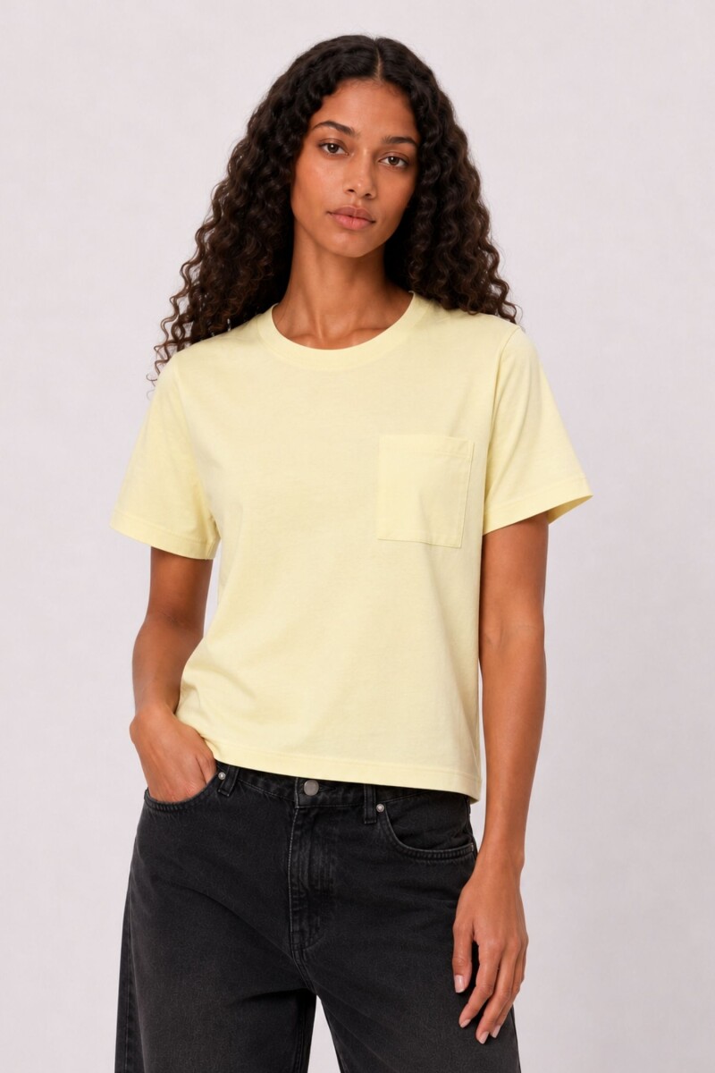 Remera Nontuela - Amarillo Palido 