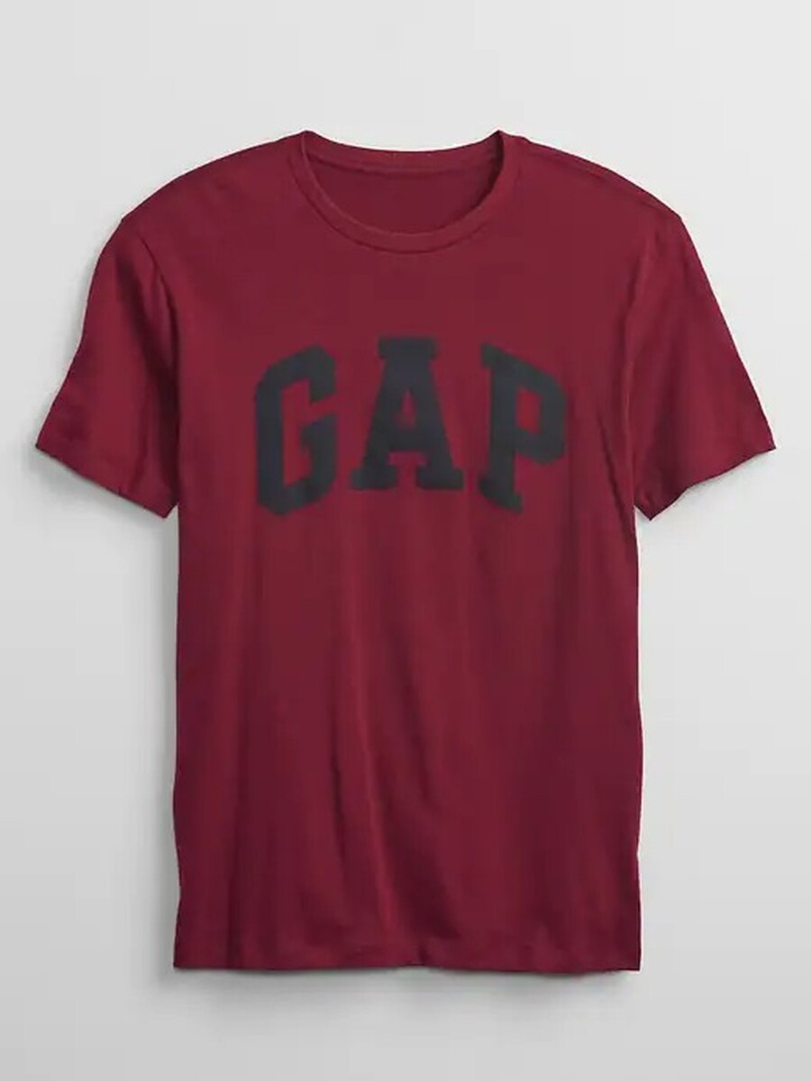 Remera Logo Gap Homre - Red Clay 