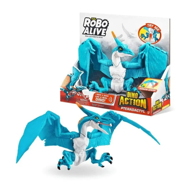 Dinosaurio Terodactilo Pterodactyl Con Rugido Robo Alive Zuru Dinosaurio Terodactilo Pterodactyl Con Rugido Robo Alive Zuru