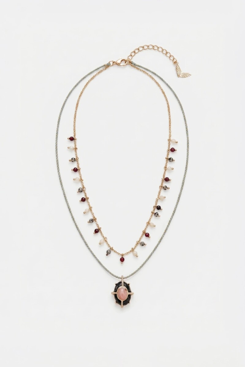 COLLAR SHORT TIGER Marron