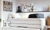 Cama Marinera 1 plaza con cajones juliette - Moderna Blanco