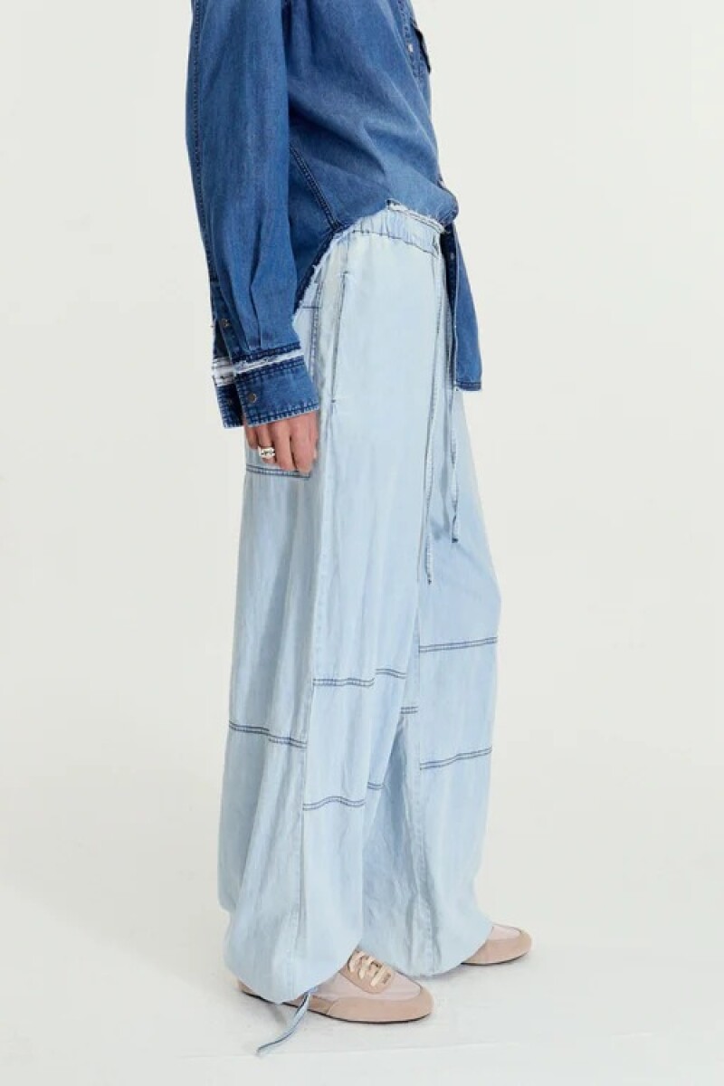 PANTALON LUCCA Celeste