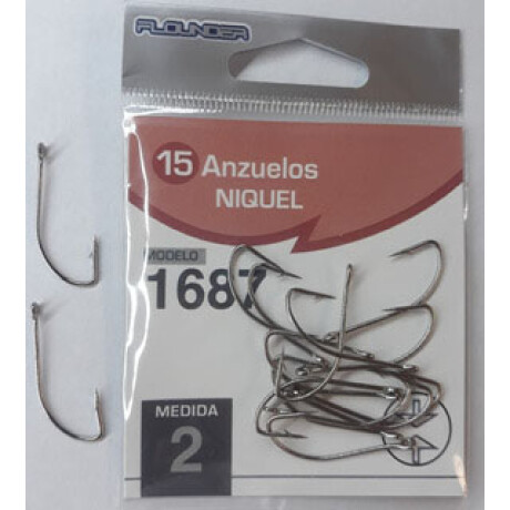 Anzuelo Mustad Nº2 X 15(Unid) Mod 1687 Anzuelo Mustad Nº2 X 15(Unid) Mod 1687