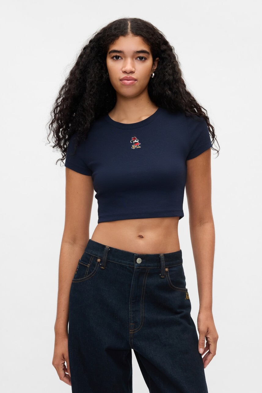 Remera Top Minnie Mujer Navy Uniform