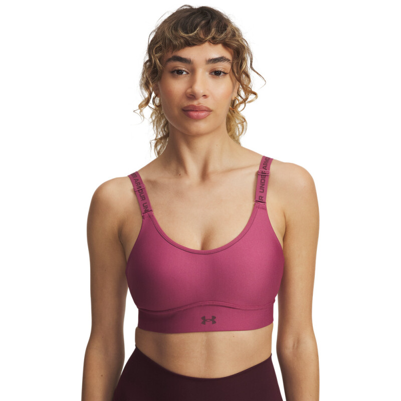 UA Infinity Mid 2.0 Bra-ORG RED-659