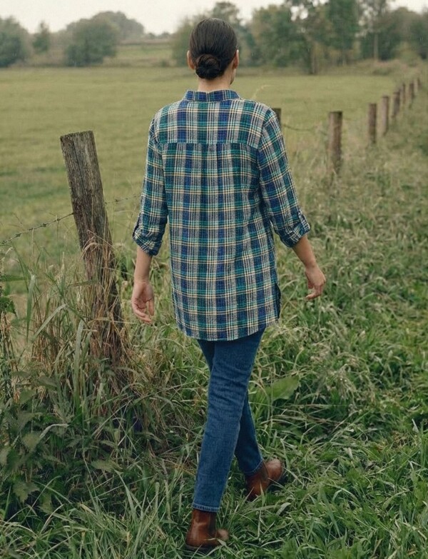 Camisa Cuadros MULTI/AZUL