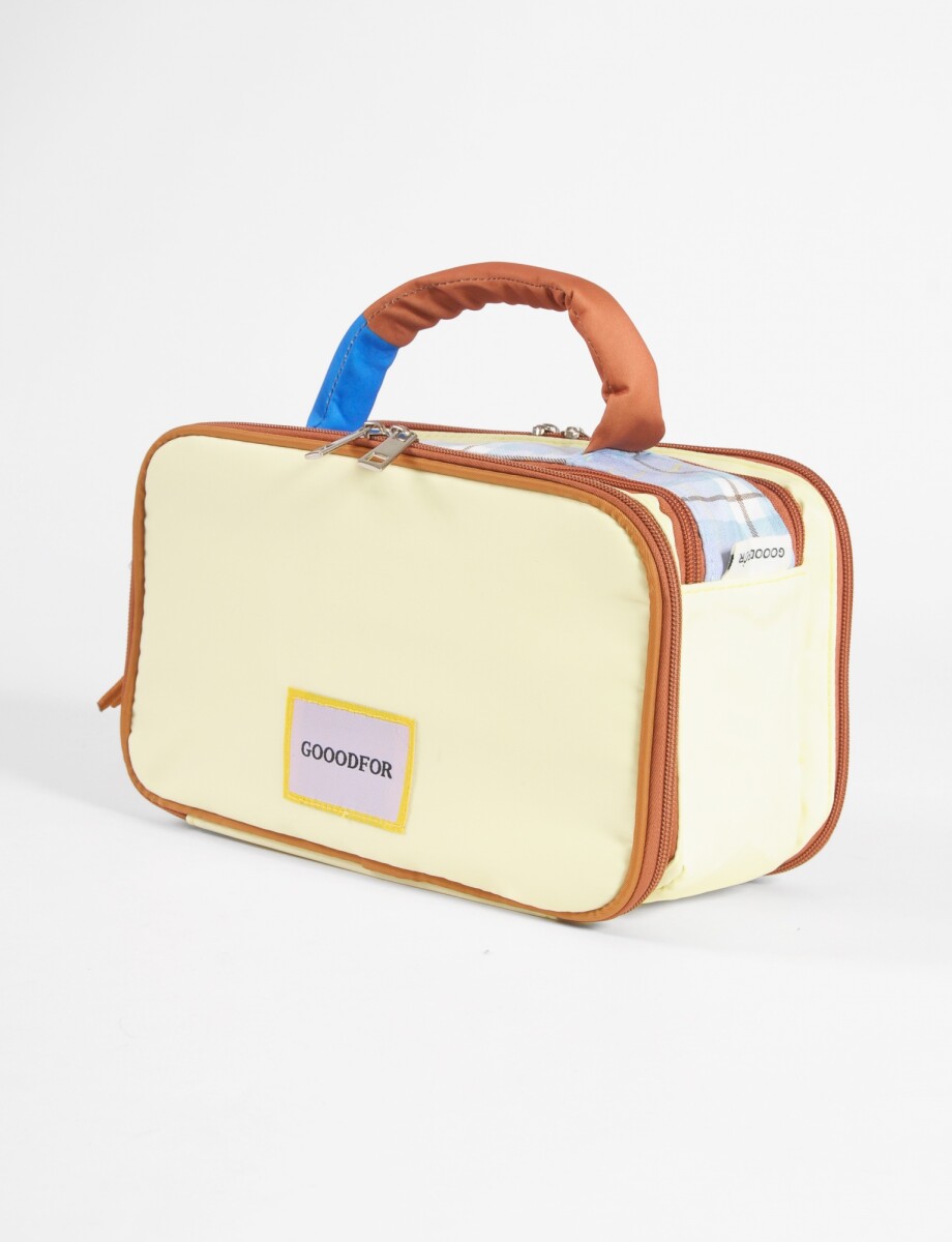 Estuche organizador - amarillo 