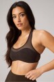 Bra Mesh Low Impact Bra Mujer Dark Sienna