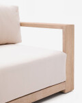 Sofá Ambra de 3 plazas de madera maciza de acacia con acabado claro 249 cm FSC 100% Sofá Ambra de 3 plazas de madera maciza de acacia con acabado claro 249 cm FSC 100%