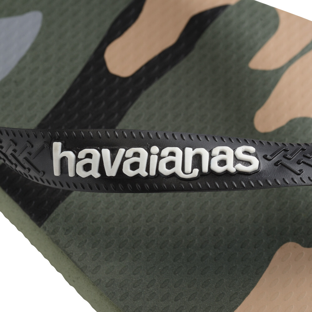 Sandalias Havaianas Top Camu Hombre Verde Oliva/Negro