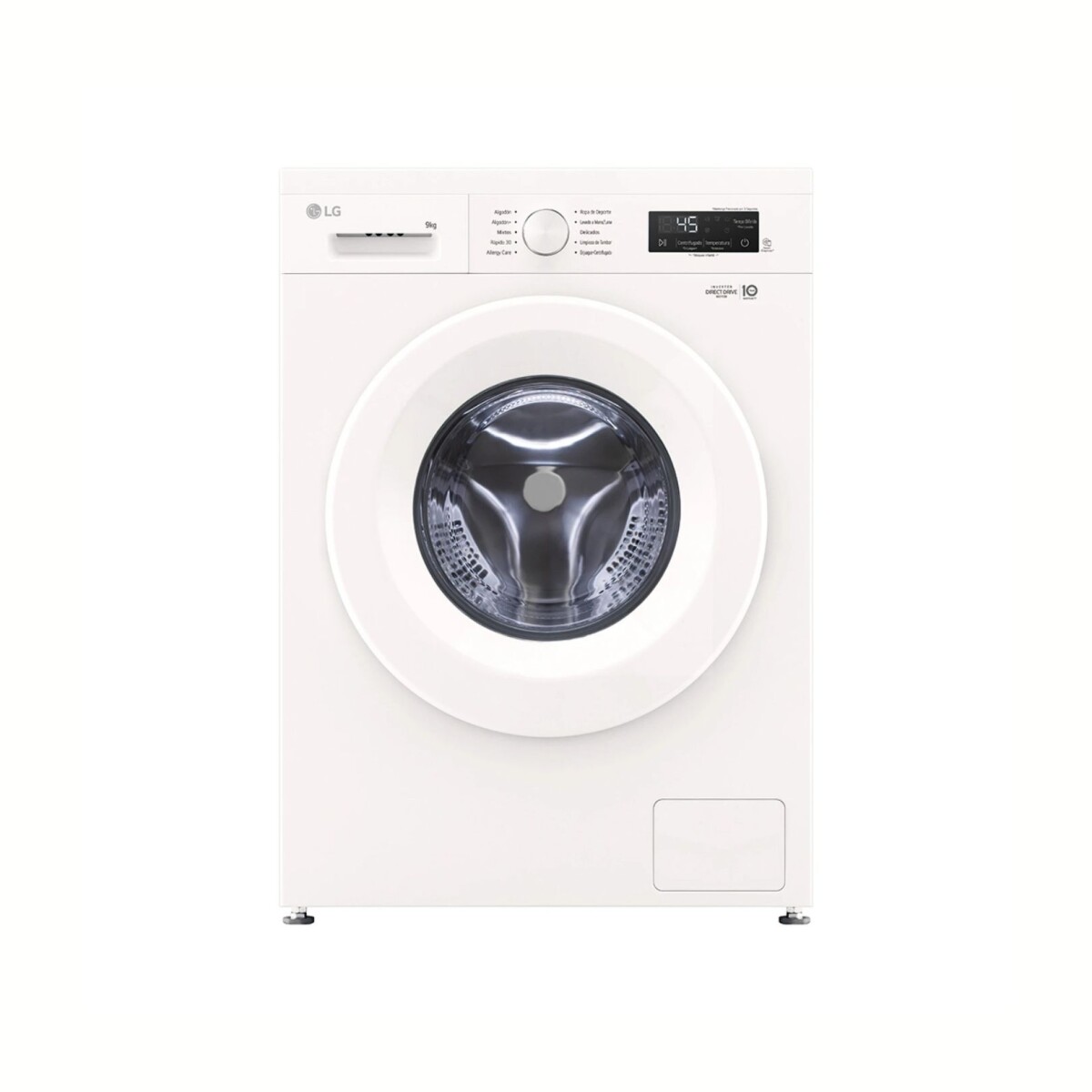 Lavarropas Carga Frontal Blanco - Modelo WM9GWVFS6 - LG 