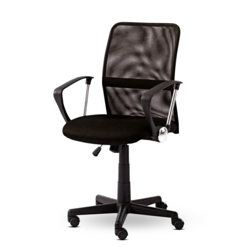 Silla Escritorio Mesh Base Metal Respaldo Bajo Silla Escritorio Mesh Base Metal Respaldo Bajo