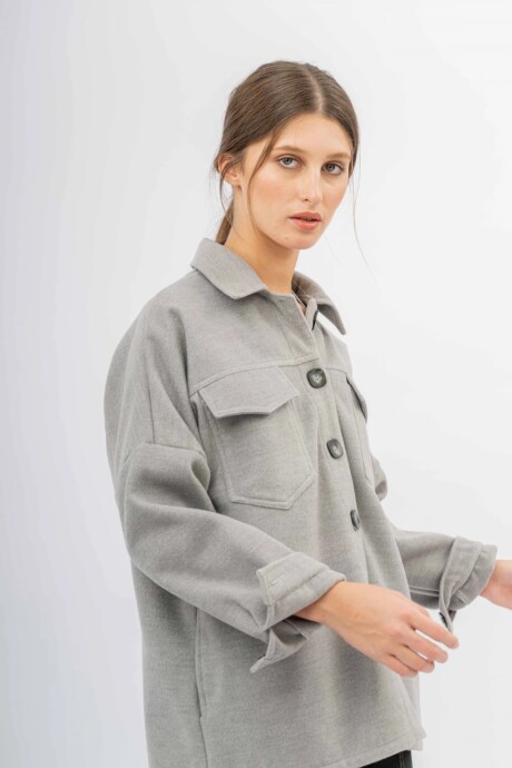 Sobrecamisa Cher paño Gris