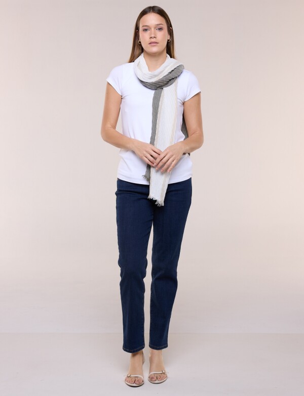 Pashmina Lurex OLIVA/MULTI